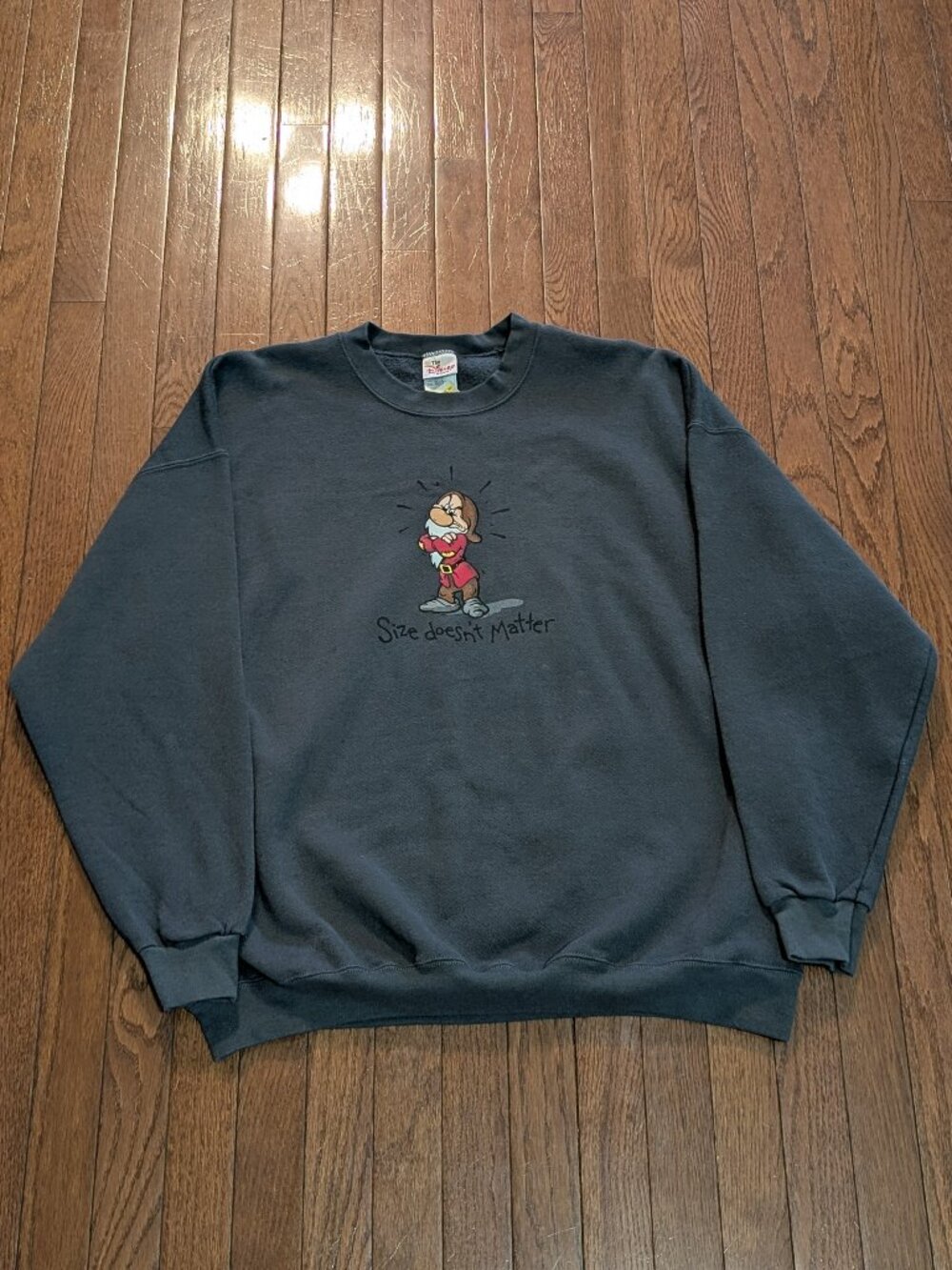 Disney Grumpy 'Size Doesn't Matter' Crewneck - Size XXL